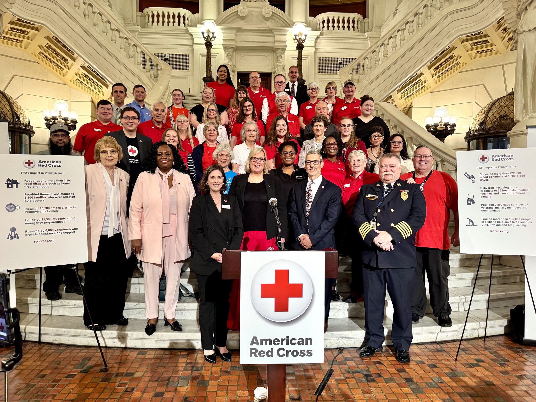 Pennsylvania Red Crossers recognized in Harrisburg